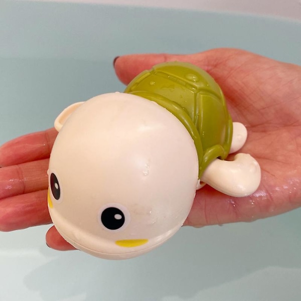 Baby Bada Söt Simning Sköldpadda Val Pool Strand Klassisk kedja Urverk Vattenleksak för barn Vattenleksaker C green tortoise