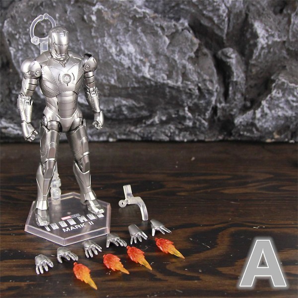 Zd Toys Marvel Iron Man Mk1 Mk2 Mk3 Mk4 Mk5 Mk6 Mk7 Mk42 Mk43 7&quot; Film Actionfigur Iron-man Mark 1 2 3 4 5 6 7 42 43 Legends C MK2 A - Loose
