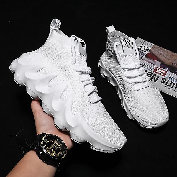 Sneakers för kvinnor Halkfria Coconut Skor Löparskor L450 White 40