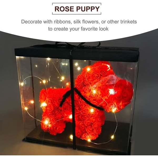 Styrofoam Polystyrene Modellering Skum Polystyren Hundformer Vita Craft Foam Bollar För Gör-det-själv Rose Valp Blomsterdekor Jul Mittpunkt Cra null none