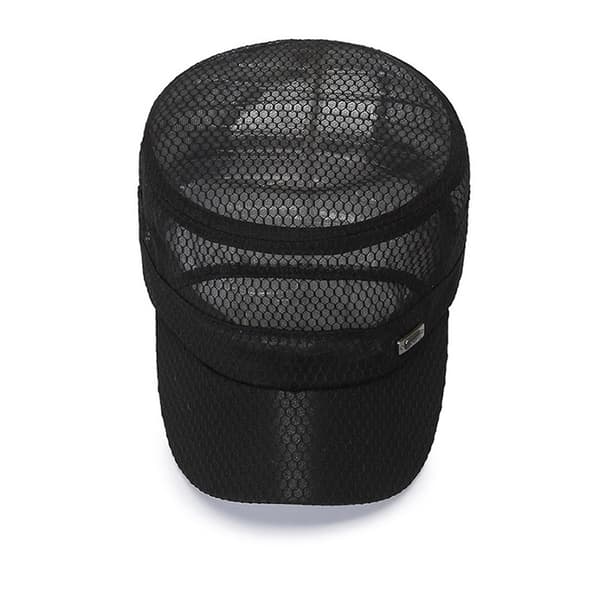 Justerbara solhattar utomhus mesh cap Andas Snapbacks hattar Black