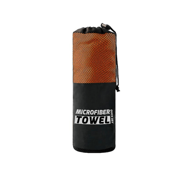 Snabbtorkande mikrofiberhandduk för sport Superabsorberande badhandduk Bärbar gymhandduk för simning Löpning Yoga golfhandduk C 76x152cm Orange with bag