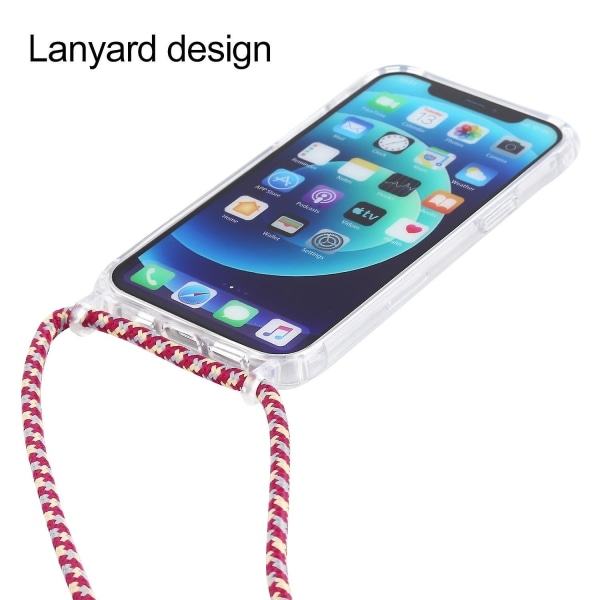 Akrylairbag Stötsäkert case för iPhone 15 Plus Dark grey