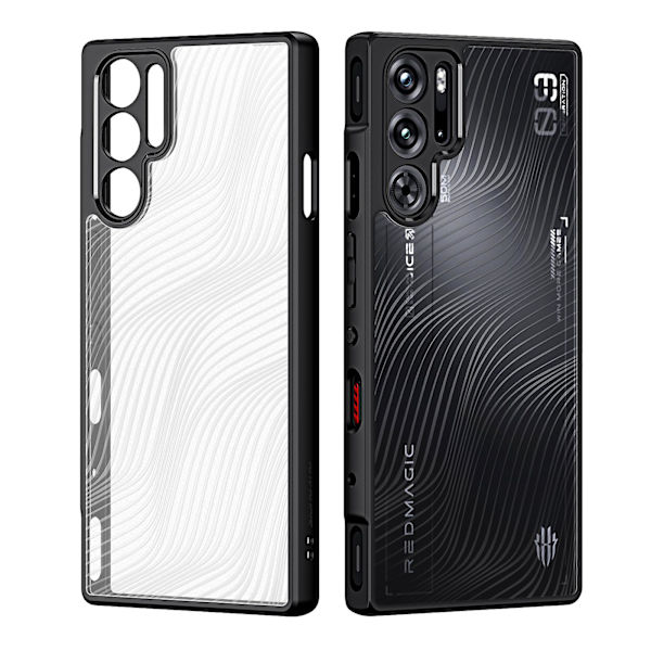 Stötsäkert phone case för Zte Nubia Red Magic 9 Pro / 9 Pro Plus (6,8 tum), svart Black none