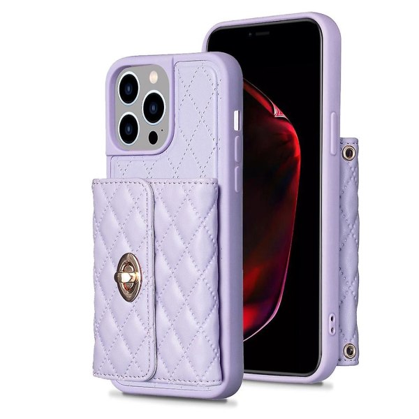 Plånbok Case För iPhone 15 Pro Max Purple