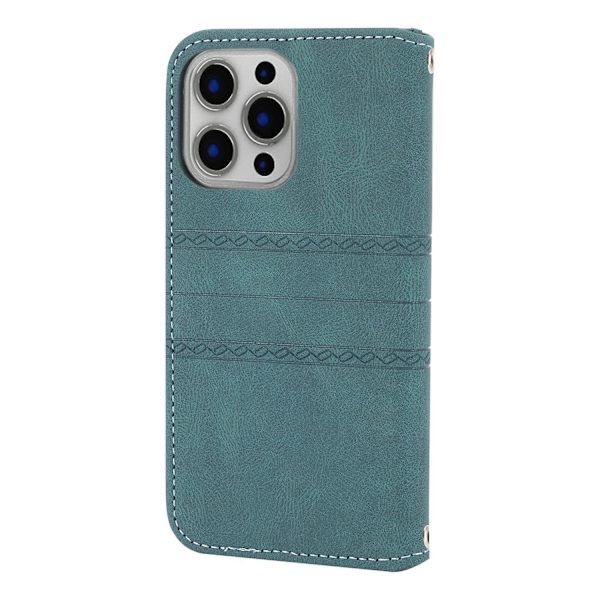 Präglat case för iPhone 15 Pro Max Dark green