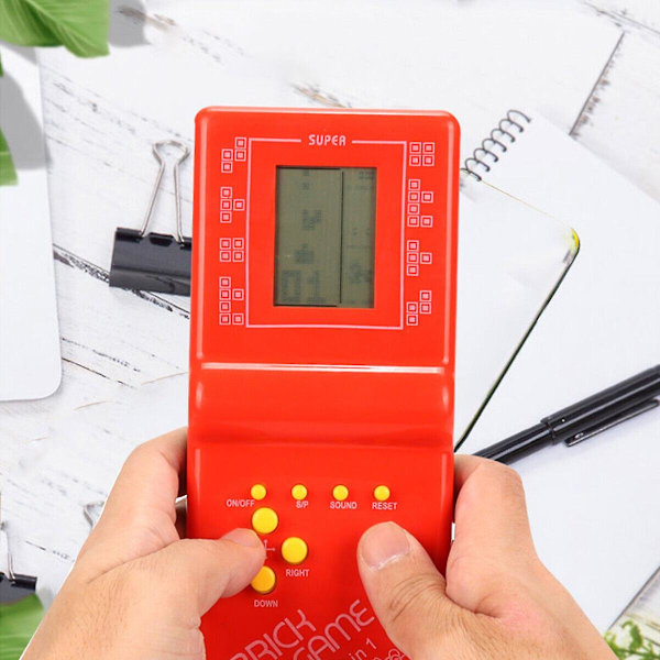 Elektronisk Brick Spelkonsol LCD Handhållet Spel Handhållet Klassiskt Brick Spel null none