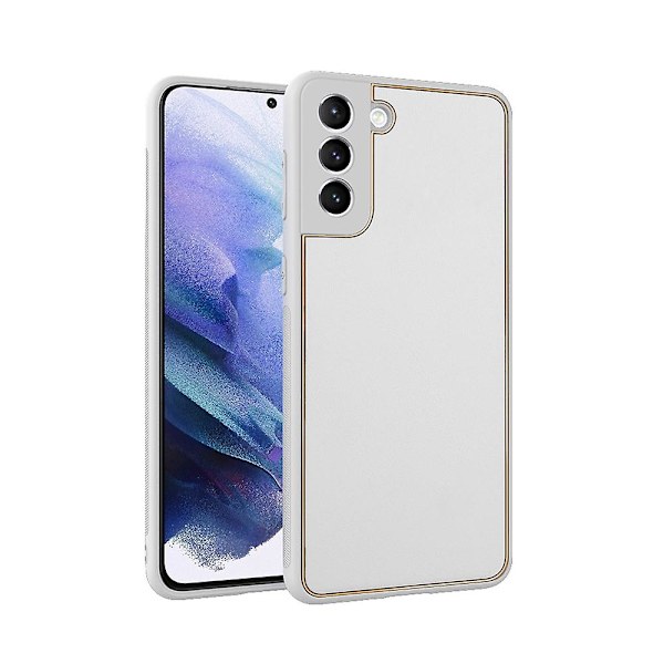 Pu case som är kompatibelt med Galaxy S23 Ultra/ Galaxy S23 Plus/ Galaxy S23 White Galaxy S23 Ultra