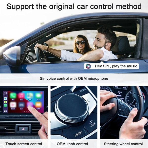 Trådlös Carplay-adapter, tn Vtec Carplay Activator Dongle för iPhone för 2017-2022 bilmodeller null none