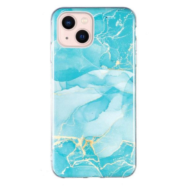 Marble TPU phone case för iPhone 15 Plus Green