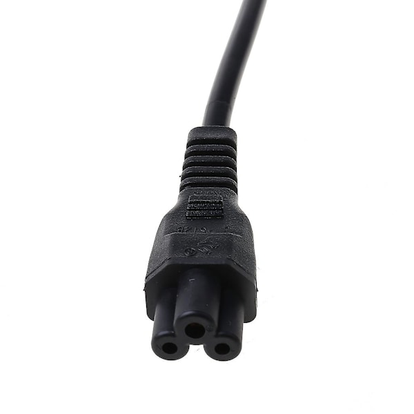 Power Eu 2-stift hane till Iec 320 C5 Micky för notebook power 3 Black none