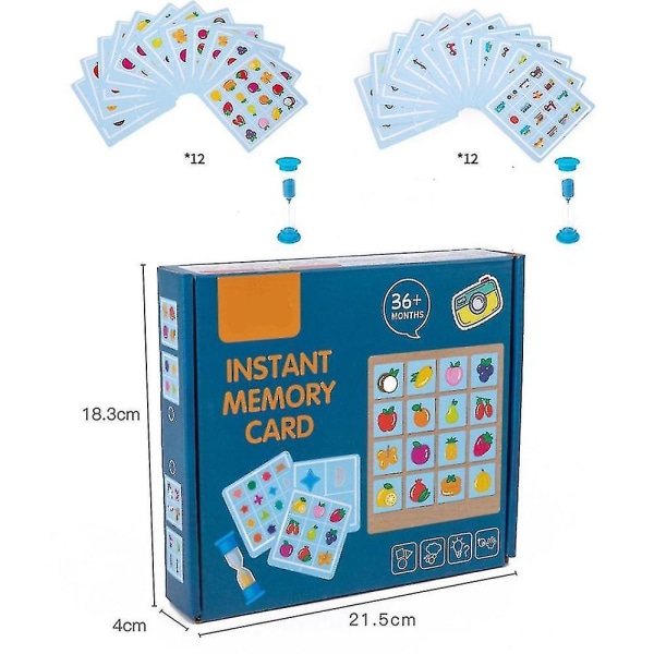 Yiyi Jigsaw Pussel Barn Träpussel Brädspel Instant Photo Memory Chess null none