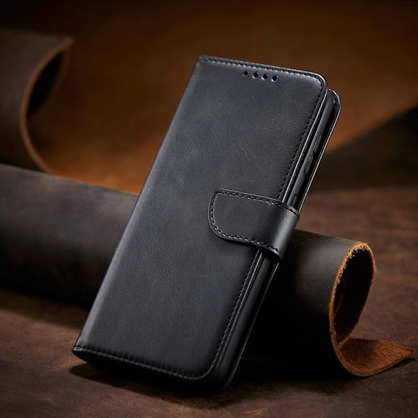 För Huawei Mate 20 Calf Texture Spänne Horizontal Flip Läder Phone case Black