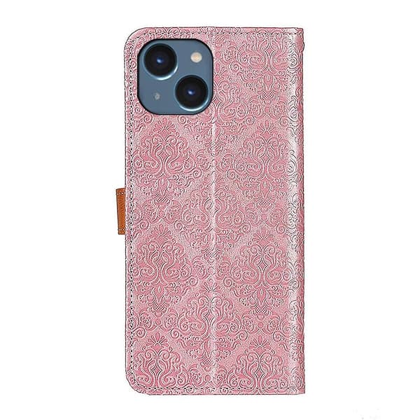 Präglat phone case för iPhone 15 Plus Pink
