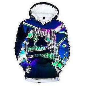 Dj Marshmello Graffitti Anime Print 3d Herr Dam Hoodie