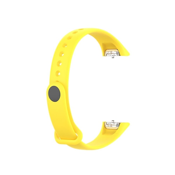 Watch i silikonmjukt armband för Galaxy Fit Sm-r370 Yellow none