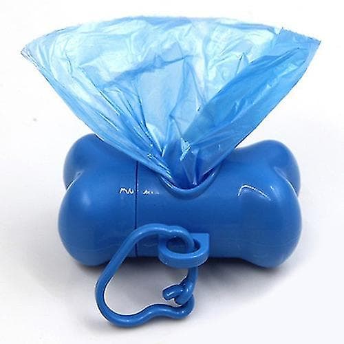Farfi Pet Dog Bone Shape Dispenser Box Garbage Clean Up Waste Bag Carrier Holder Case null none
