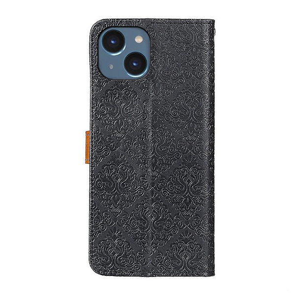 Präglat phone case för iPhone 15 Plus Black
