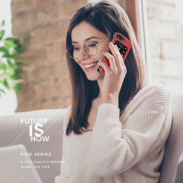 Läderbaksida cover för Moto Razr 2022 Telefon Flip Folding Fullt skyddande stötsäkert cover red