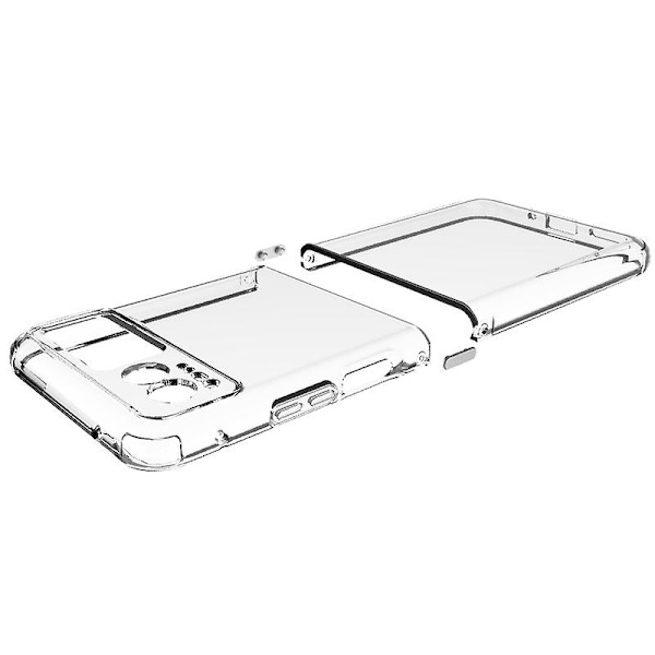 IMAK UX-6-serien för Motorola Razr 40 5G TPU- case Airbags Transparent cover null none