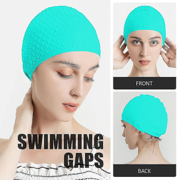 Cap Silikonelastisk cap för män och kvinnor R blue