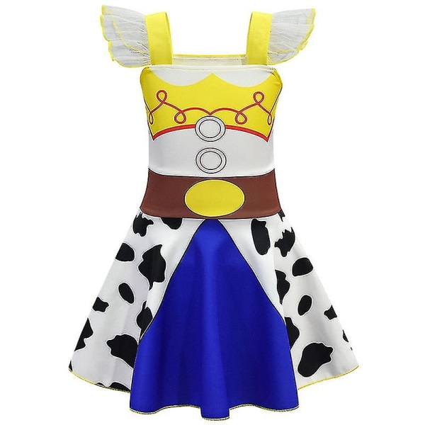 Toy Story Jessie Kids Girl ärmlös klänning Kostym 4-5 Years