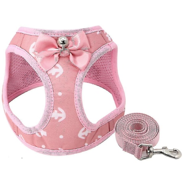 Litet hundkoppel, kattsele för husdjur Pink XXS