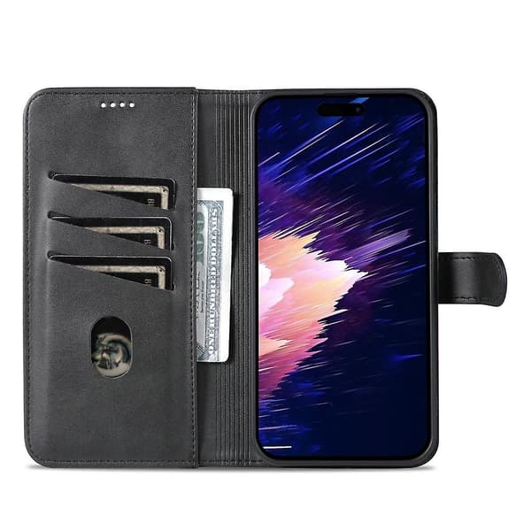 AZNS Calf Texture Case för iPhone 15 Black