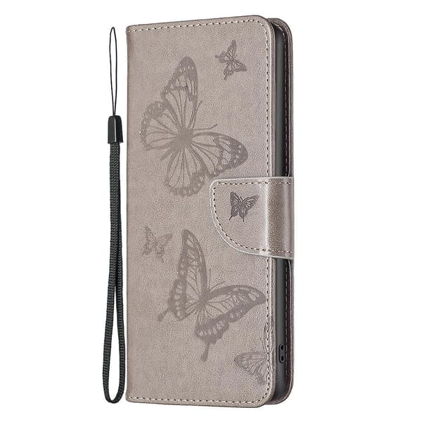 Butterflies Phone case för iPhone 15 Plus Grey