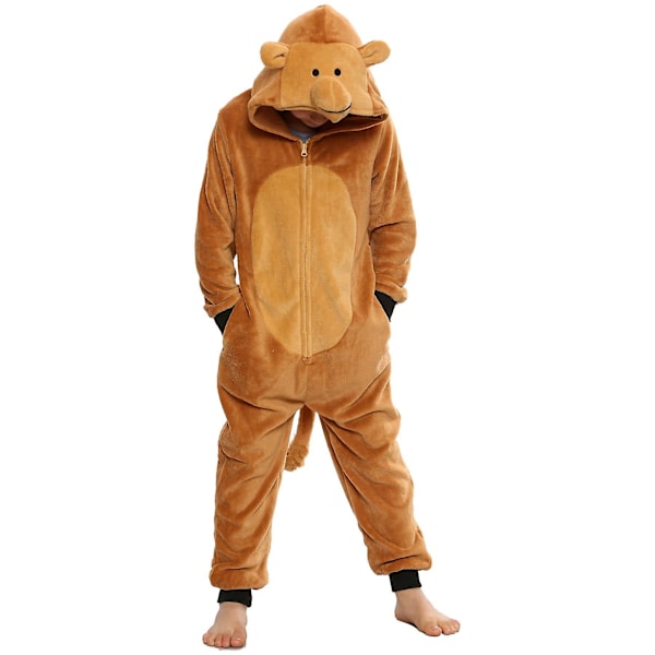 Barn Unisex Super Soft Fleece Camel Onesie Camel 9-10 Years