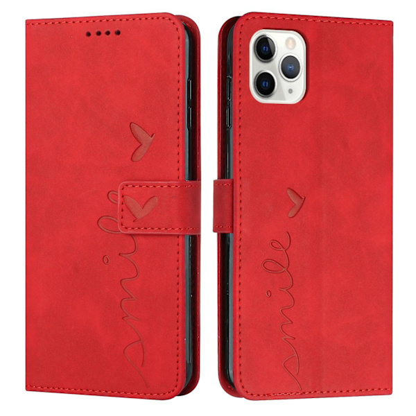 PU phone case för iPhone 15 Pro Red