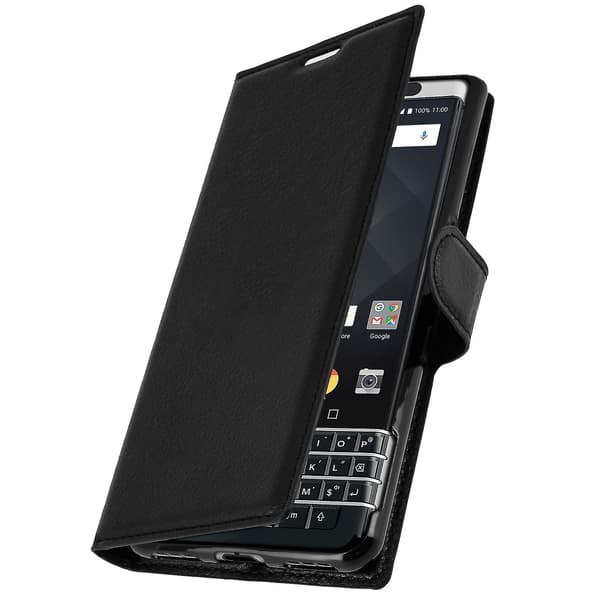 BlackBerry Keyone Flip case med stativfunktion och plånbok null none