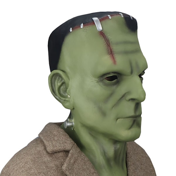 skrämmande frankenstein mask latex huvudbonader