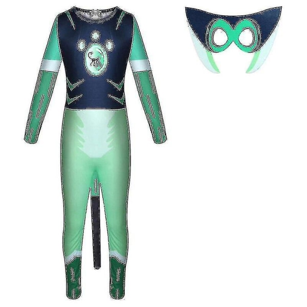 Anime Wild Kratts Body Halloween Kostymer För Barn Pojkar Character Jumpsuits Fancy Dress Party Kläder Med Mask K 05 140