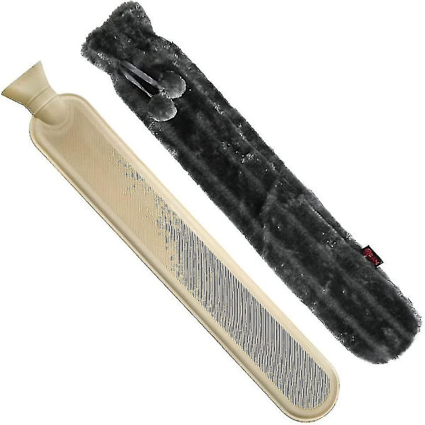 Ram Extra lång varmvattenflaska mot ryggsmärta Varmvattenflaska 72 cm, grå, 1 antal (pack om 1), 5060459951211 null none