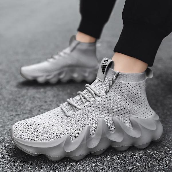 Sneakers för kvinnor Halkfria Coconut Skor Löparskor L450 Gray 44