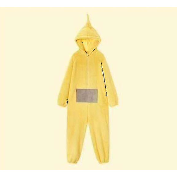 Unisex Teletubbies Kostymer Disi Onesies Lala Pyjamas Vuxen Pyjamas_z Yellow M