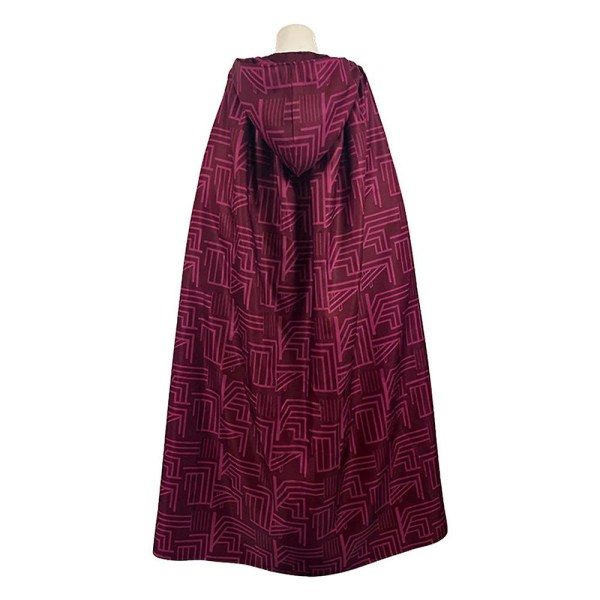 Kvinnor Wanda Maximoff Cosplay Festdräkt Scarlet Witch Kläder Kappa Headpiece Outfit Set Presenter L