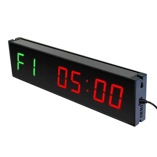 Crossfits Timer Countdown/Up Stoppur, Wall Workout Timer med fjärrkontroll för gym null none