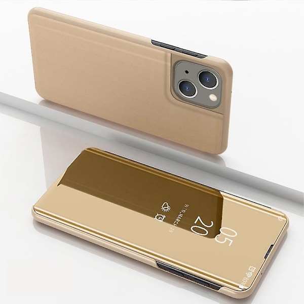 Pläterad case för iPhone 15 Plus Gold