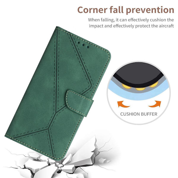 Sydd präglad case för iPhone 15 Plus Green