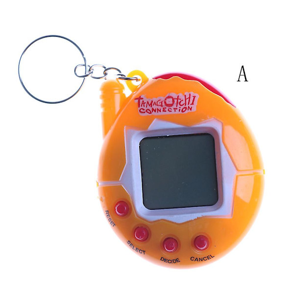 Nostalgisk Tamagotchi Nya 49 husdjur i 1 virtuellt cyber-slumpmässigt Pet Toy Tiny Game Yellow