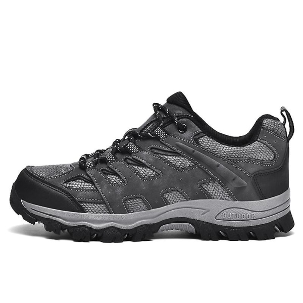 Herr Dam vandringsskor Low-Top Sneakers för Utomhus Trailing Trekking Walking 3D2388 Gray 40