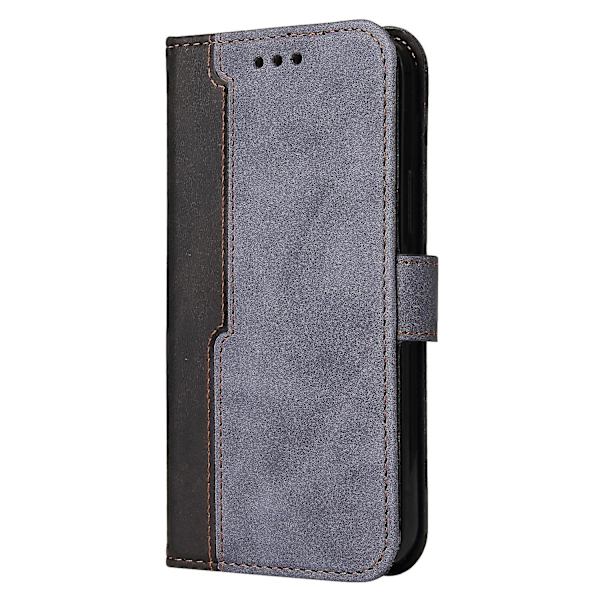 Phone case i läder för iPhone 15 Grey