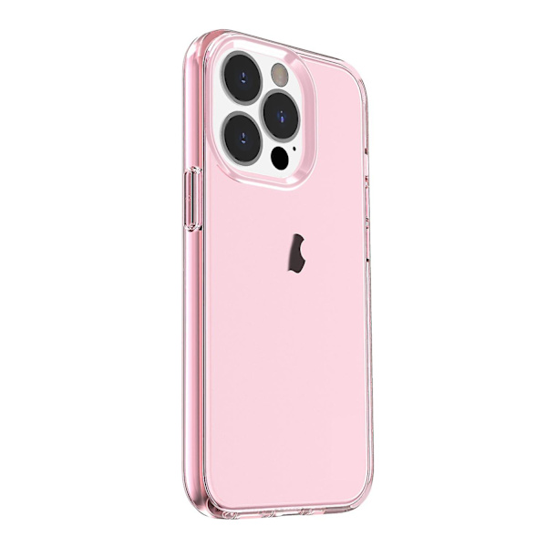 Transparent phone case för iPhone 15 Pro Pink