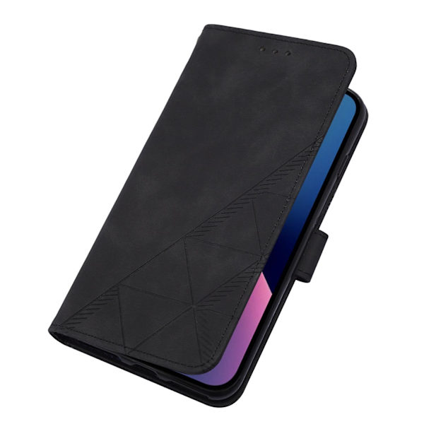 PU phone case för iPhone 15 Plus Black