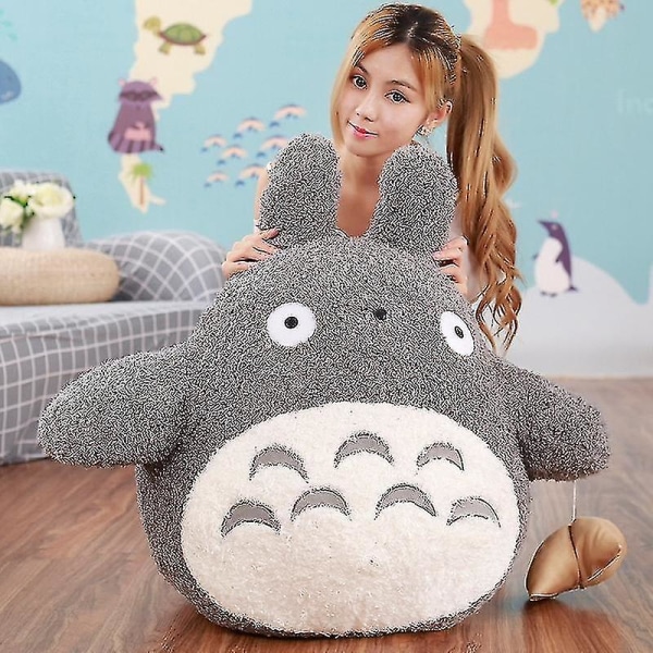 20-70cm Jätte plysch Totoro Leksaker Tecknad Tonari Ingen Totoro plyschkudde Härliga fyllda dockor För barn Flickor Födelsedagspresenter Hög kvalitet 30cm