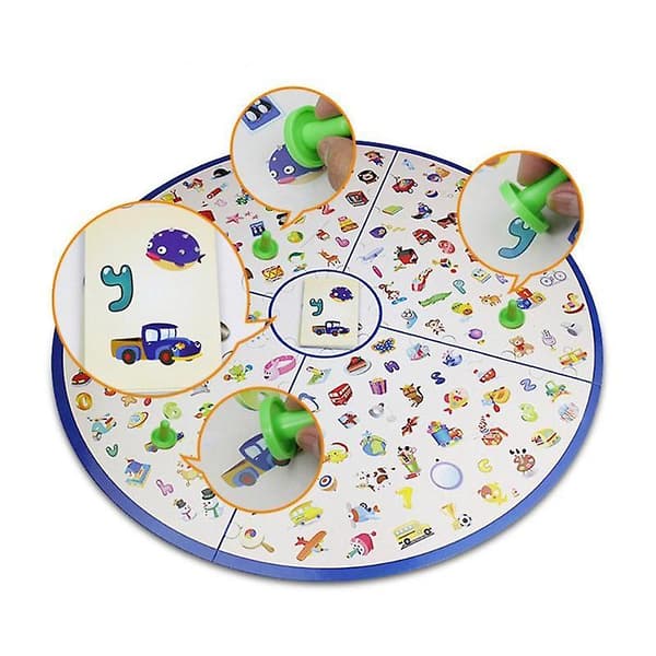 Detectives Looking Chart Brädspel Baby Puzzle Education Plastic Puzzle Brain null none