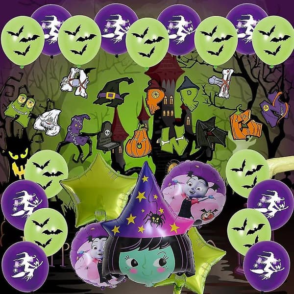 Halloween Balloons Kit, Halloween-temafest för barn 7