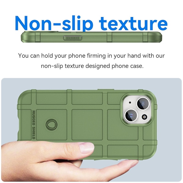 TPU phone case för iPhone 15 Green